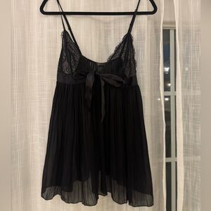 Victoria's Secret Black Sheer Teddy